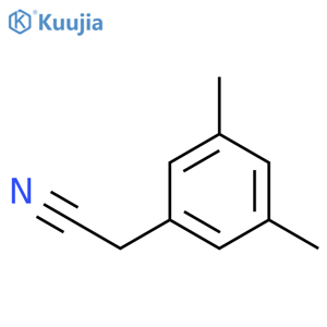 3,5-Dimethylphenylacetonitrile structure