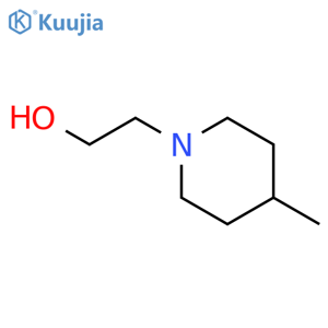 4-Methyl-1-piperidineethanol structure