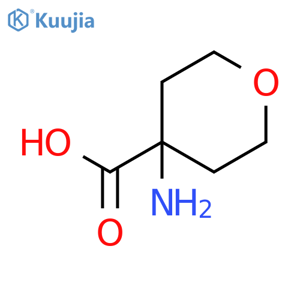 4-aminotetrahydropyran-4-carboxylic acid structure