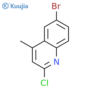 6-bromo-2-chloro-4-methyl-quinoline structure