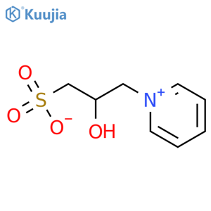 2-Hydroxy-3-(pyridin-1-ium-1-yl)propane-1-sulfonate structure