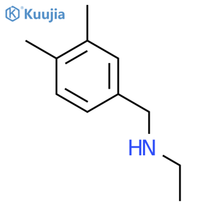 (3,4-dimethylphenyl)methyl(ethyl)amine structure