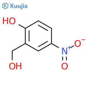 2-(Hydroxymethyl)-4-nitrobenzenol structure