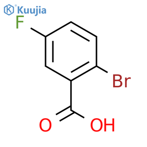 2-Bromo-5-fluorobenzoic acid structure