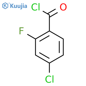 4-Chloro-2-fluorobenzoyl chloride structure