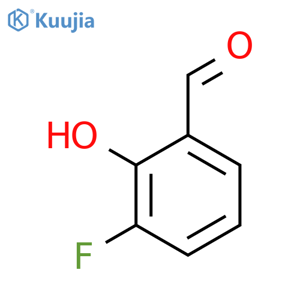 3-fluoro-2-hydroxybenzaldehyde structure