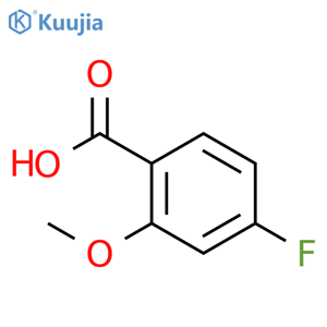 4-Fluoro-2-methoxybenzoic acid structure