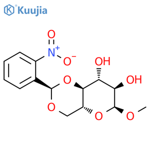 α-D-Glucopyranoside, methyl 4,6-O-[(R)-(2-nitrophenyl)methylene]- structure