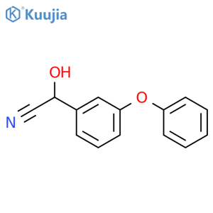 a-Hydroxy-3-phenoxybenzeneacetonitrile (>90%) structure