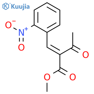 2-(2-Nitrobenzylidene)-3-oxobutanoic Acid, Methyl Ester structure