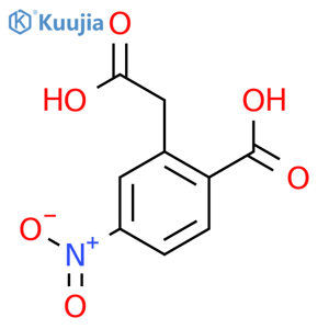 2-(Carboxymethyl)-4-nitrobenzoic acid structure