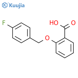 2-(4-Fluorobenzyl)oxybenzoic acid structure