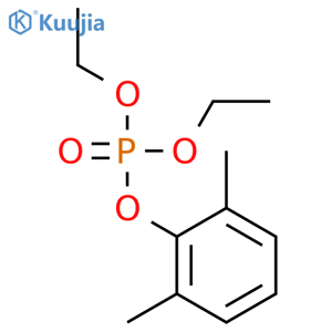 PHOSPHORIC ACID, 2,6-DIMETHYLPHENYL DIETHYL ESTER structure