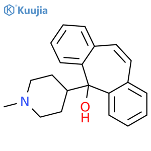 5-(1-Methyl-4-piperidinyl)-5H-dibenzoa,dcyclohepten-5-ol structure