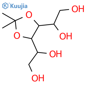 3,4-O-Isopropylidene-D-mannitol structure