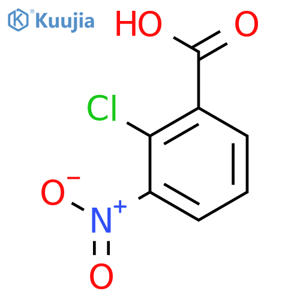 2-Chloro-3-nitrobenzoic acid structure