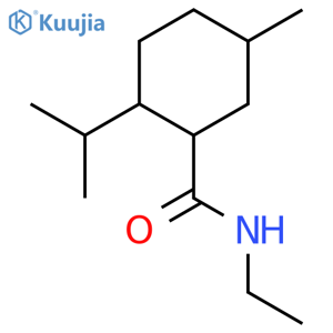 N-Ethyl-2-isopropyl-5-methylcyclohexanecarboxamide structure