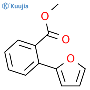 Benzoic acid,2-(2-furanyl)-, methyl ester structure