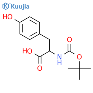 N-Boc-L-tyrosine structure