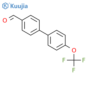 4'-(trifluoromethoxy)-[1,1'-biphenyl]-4-carbaldehyde structure