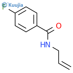 Benzamide, 4-fluoro-N-2-propenyl- structure