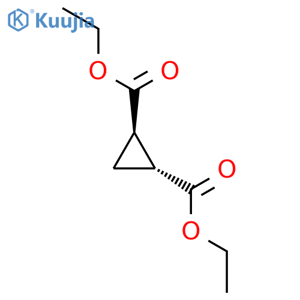 diethyl trans-cyclopropane-1,2-dicarboxylate structure