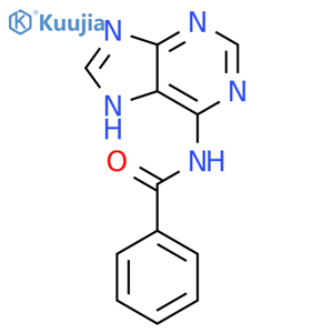 N6-Benzoyladenine structure