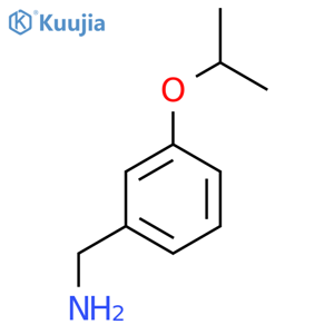 (3-Isopropoxyphenyl)methanamine structure