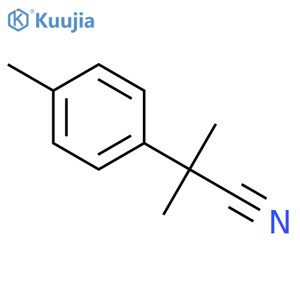 2-methyl-2-p-tolylpropanenitrile structure