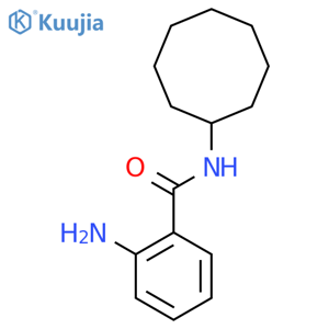 2-amino-N-cyclooctylbenzamide structure