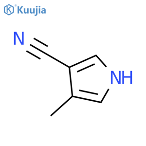 4-methyl-1H-Pyrrole-3-carbonitrile structure