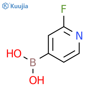 2-Fluoropyridine-4-boronic acid structure