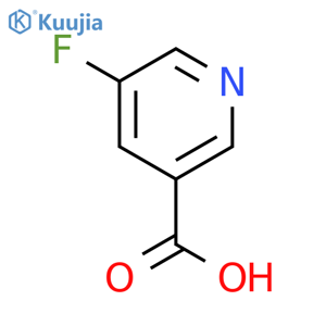 5-fluoropyridine-3-carboxylic acid structure