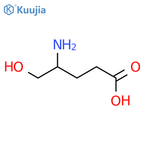 4-amino-5-hydroxypentanoic acid structure