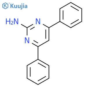 4,6-Diphenylpyrimidin-2-amine structure