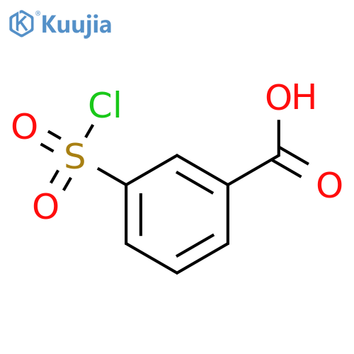 3-(Chlorosulfonyl)benzoic acid structure