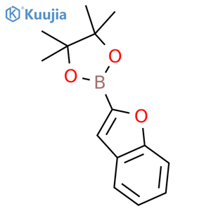 Benzofuran-2-boronic acid, pinacol ester structure