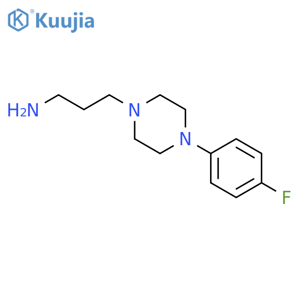 3-[4-(4-Fluorophenyl)piperazin-1-yl]propan-1-amine structure