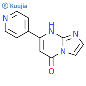 7-(4-pyridinyl)-Imidazo[1,2-a]pyrimidin-5(8H)-one structure