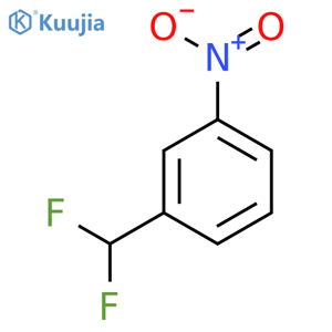 α,α-Difluoro-3-nitrotoluene structure