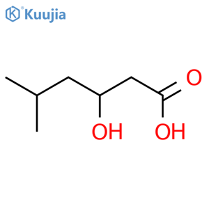 3-hydroxy-5-methylhexanoic acid structure