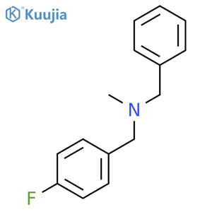 N-Benzyl-1-(4-fluorophenyl)-N-methylmethanamine structure