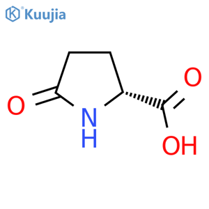 (2R)-5-oxopyrrolidine-2-carboxylic acid structure