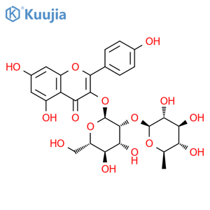 Kaempferol-3-O-glucorhamnoside structure