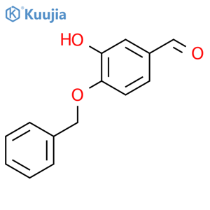 4-Benzyloxy-3-hydroxybenzaldehyde structure