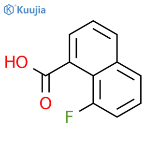 8-fluoronaphthalene-1-carboxylic acid structure