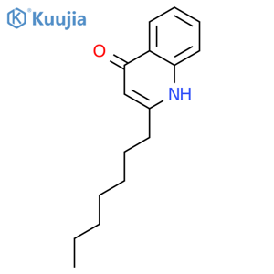 2-Heptylquinolin-4(1H)-one structure