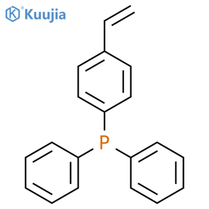 Diphenyl(p-vinylphenyl)phosphine structure