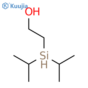 Ethanol, 2-[bis(1-methylethyl)silyl]- structure