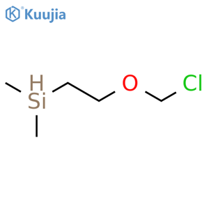 Silane, [2-(chloromethoxy)ethyl]dimethyl- structure